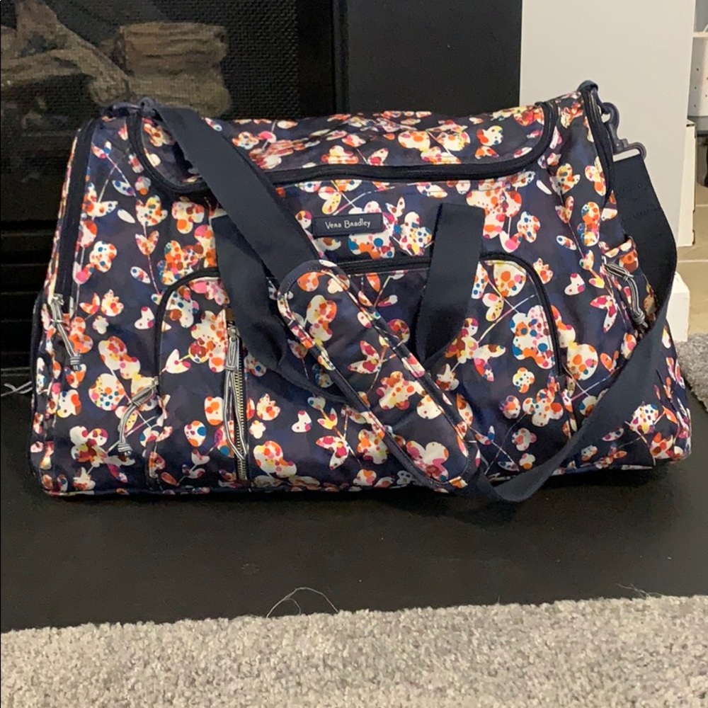 Multicolored Vera Bradley sport bag
